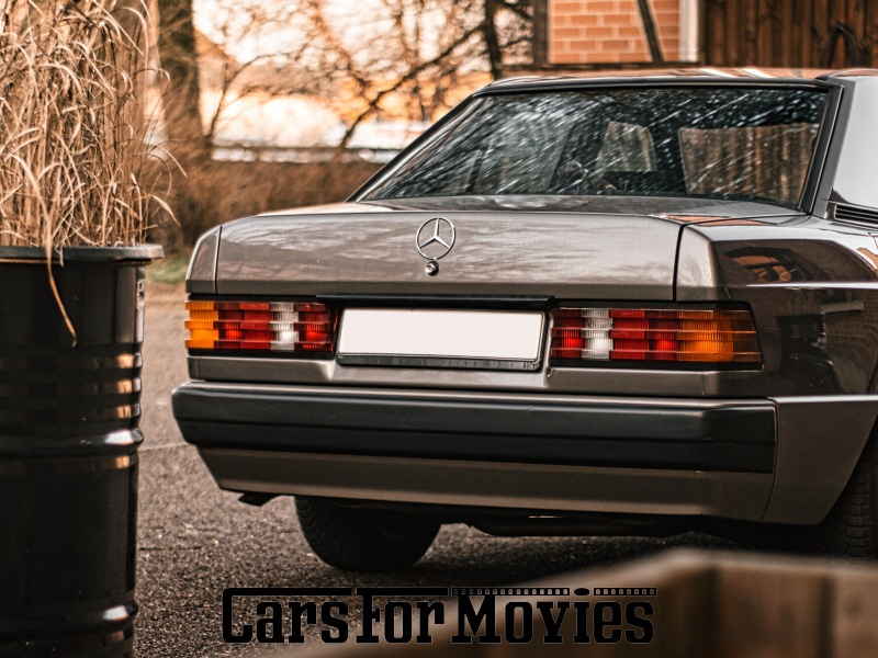 CarsForMovies | Mercedes Benz 190 E 1.8  W201 1992 Deutschland Grau Schwarz Zivilfahrzeug Limousine Baden-Württemberg 7364 Schiebedach
